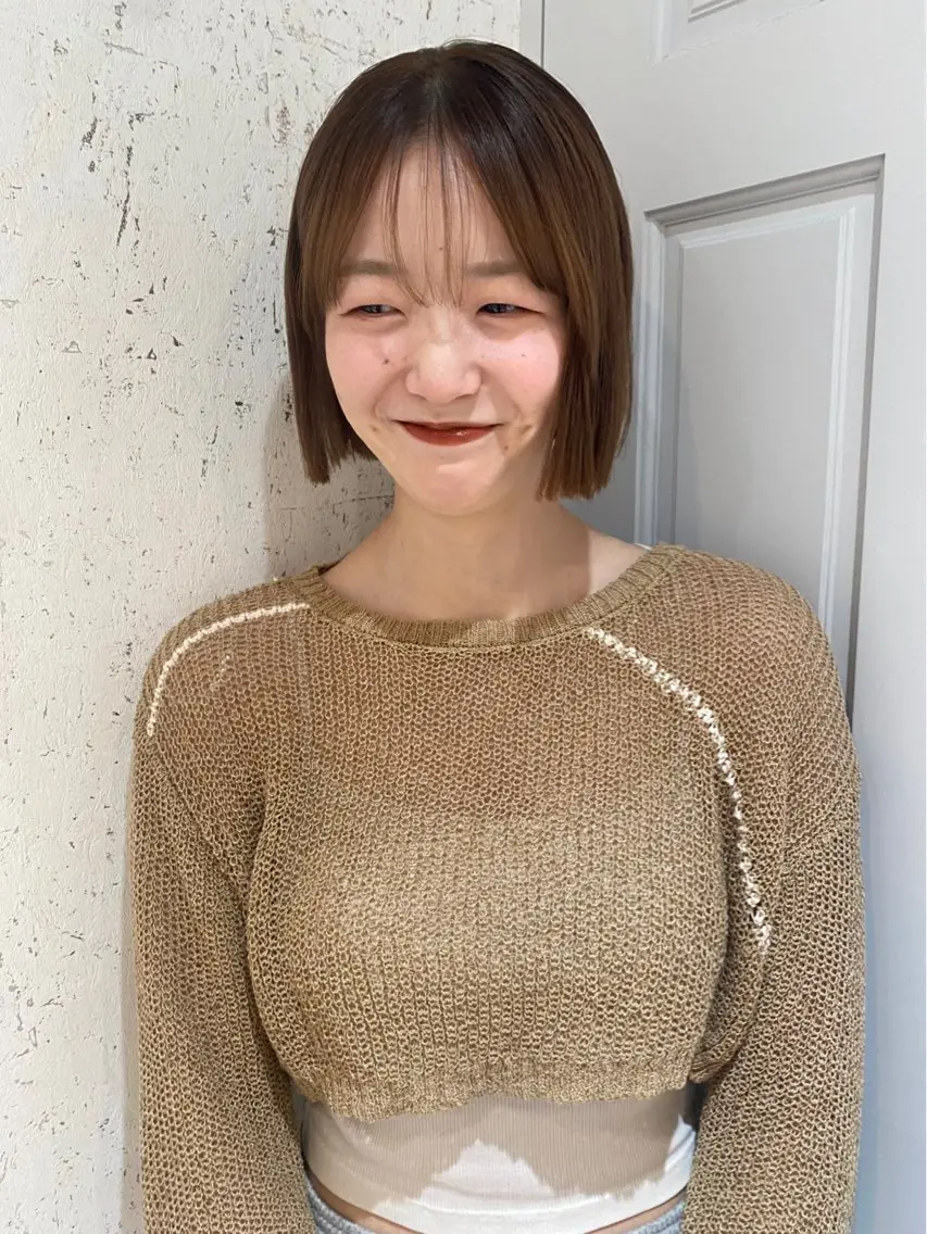 ショート カラー カット ヘアカラー トリートメント mai / linoah˚✧のヘアスタイル