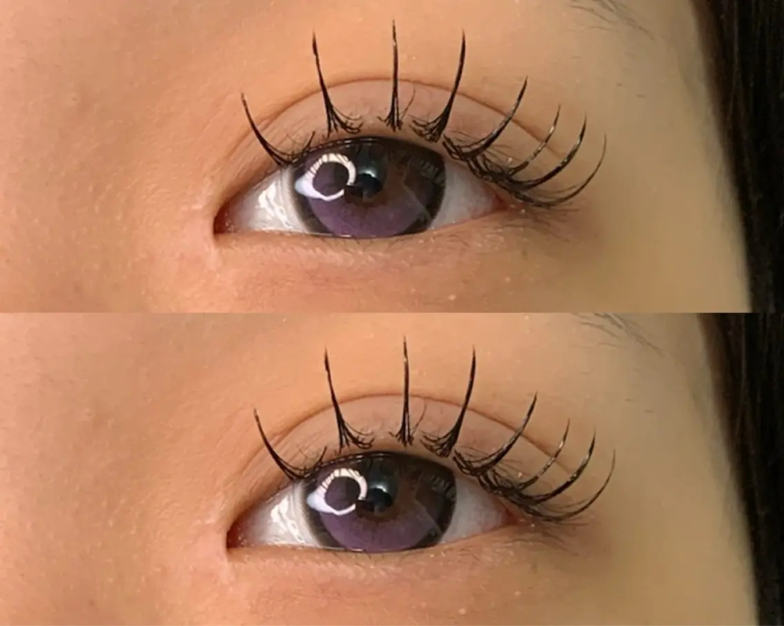 マツエク・マツパ 束感まつ毛 フラットラッシュ Eyelash Salon IROのマツエク・マツパデザイン