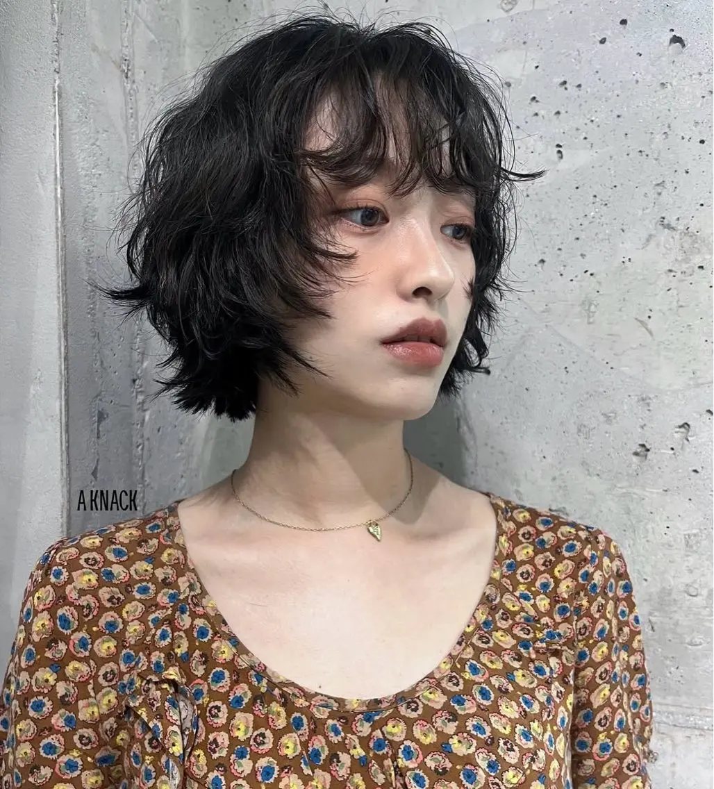 ショート パーマ メンズ清潔感のプロ 💈メンズパーマ藤田のヘアスタイル