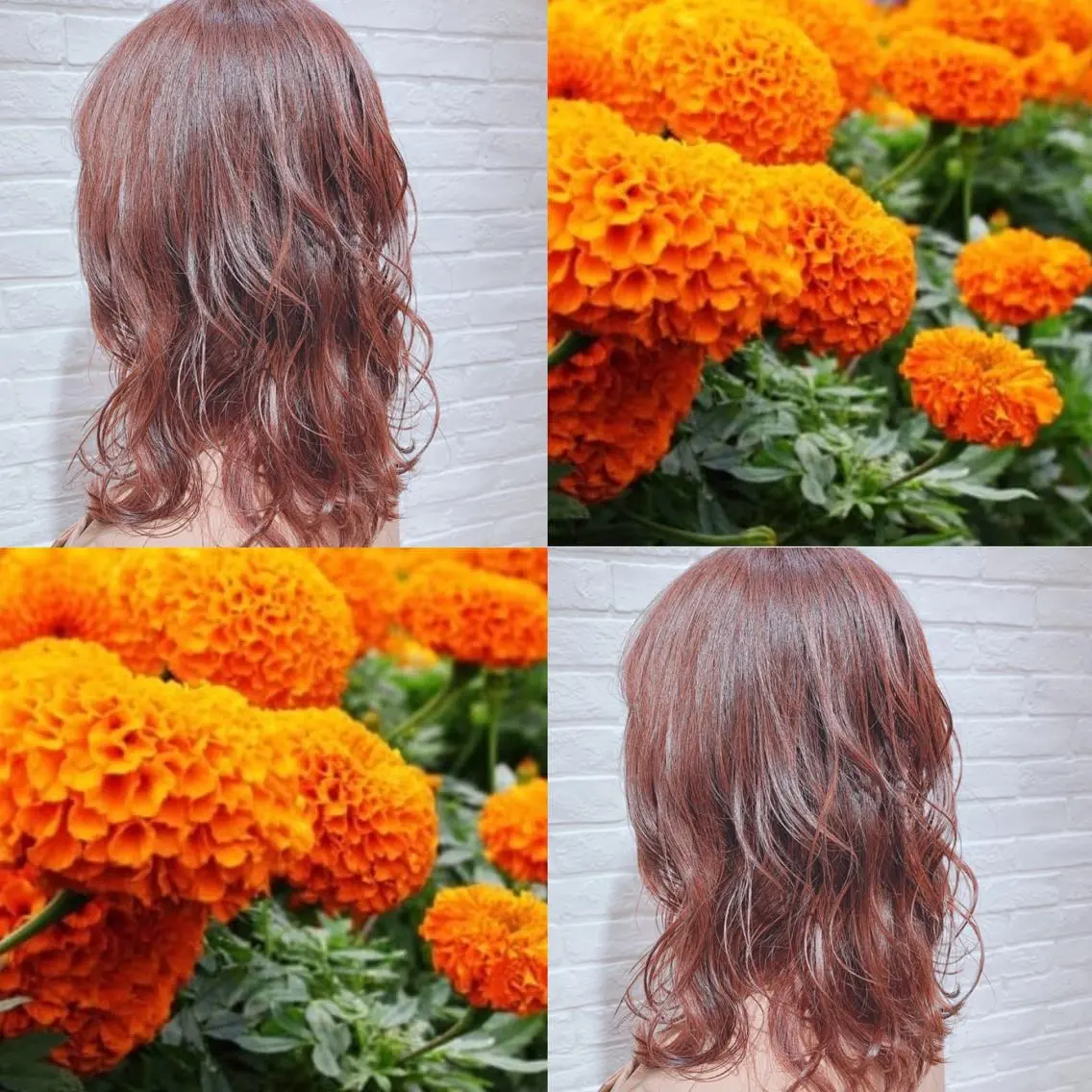 セミロング カラー ✨美髪矯正×髪質改善 🍎カイト🍎渋谷のヘアスタイル