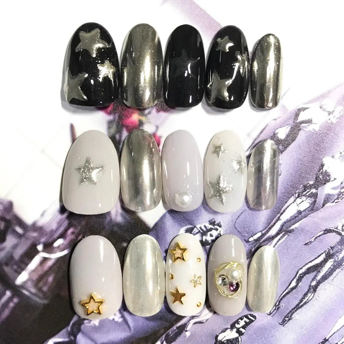 ネイル ジェルネイル 渋谷/チップ長さ出し 👑アプレgel-xのネイルデザイン