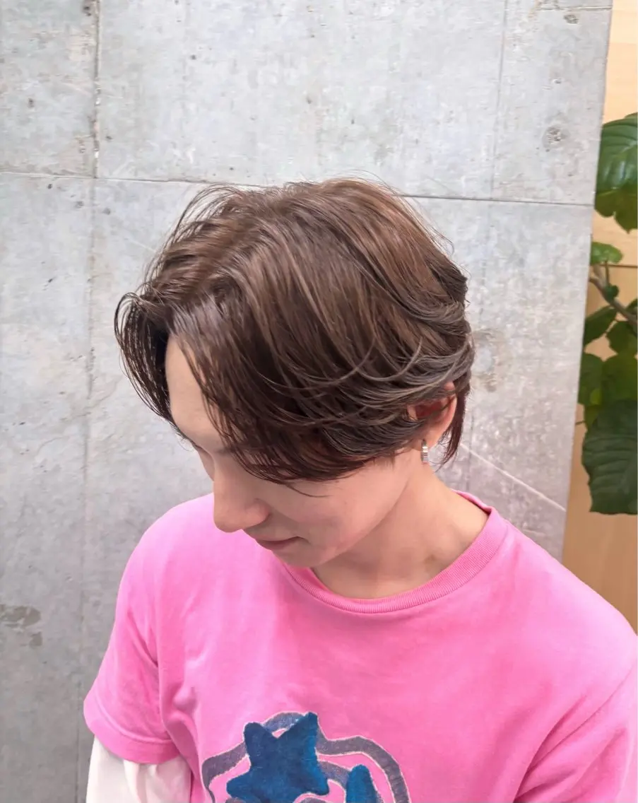 メンズ ヘアカラー トリートメント Robe Nozomuのヘアスタイル