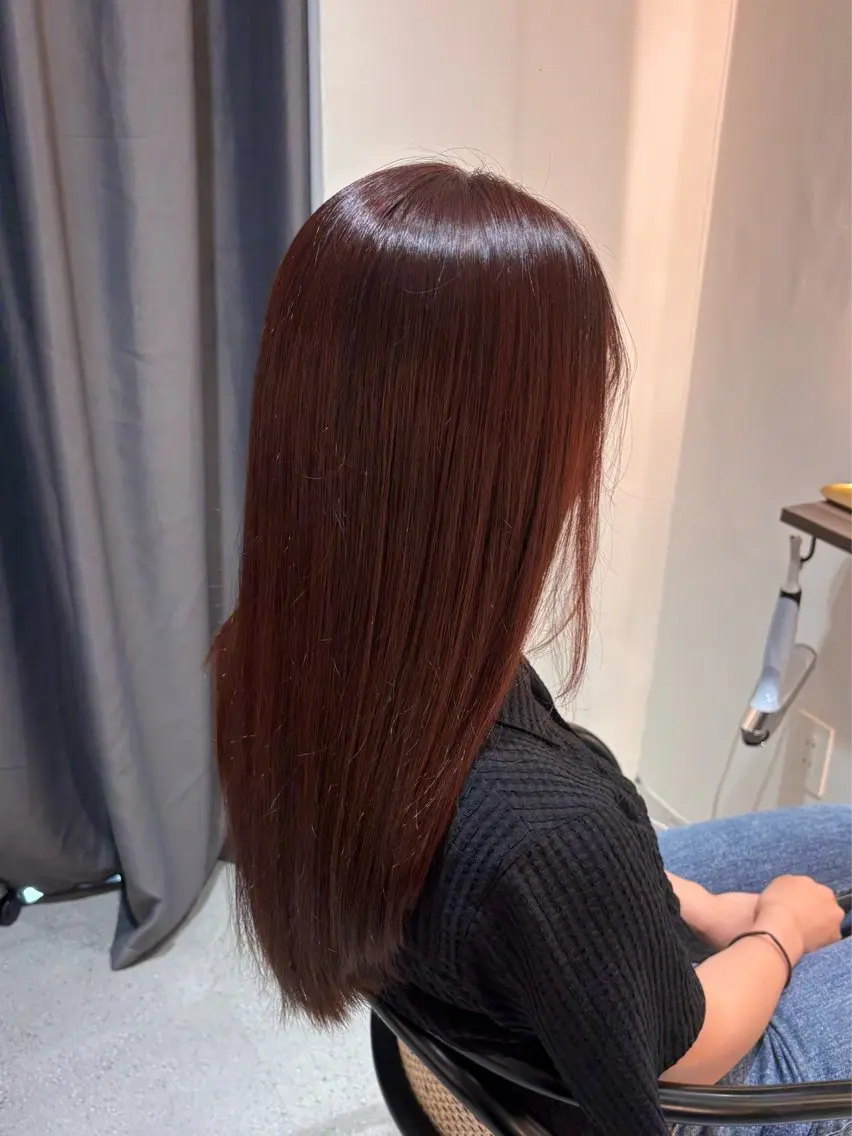 カラー ヘアカラー トリートメント 池谷 茉耶のヘアスタイル