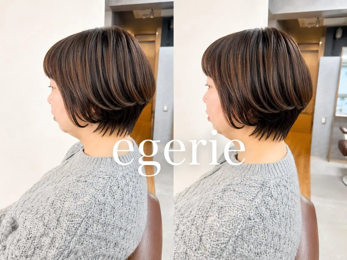 ショート カラー ショートボブ ボブ 髪質改善 ショートヘア トリートメント カット ヘアカラー トリートメント 恵比寿/KOTA/ ボブ/髪質改善のヘアスタイル