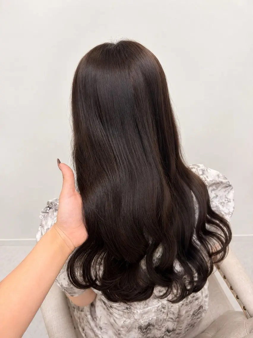 カラー カット ヘアカラー ミディアムレイヤー/ 艶カラーNorikaのヘアスタイル