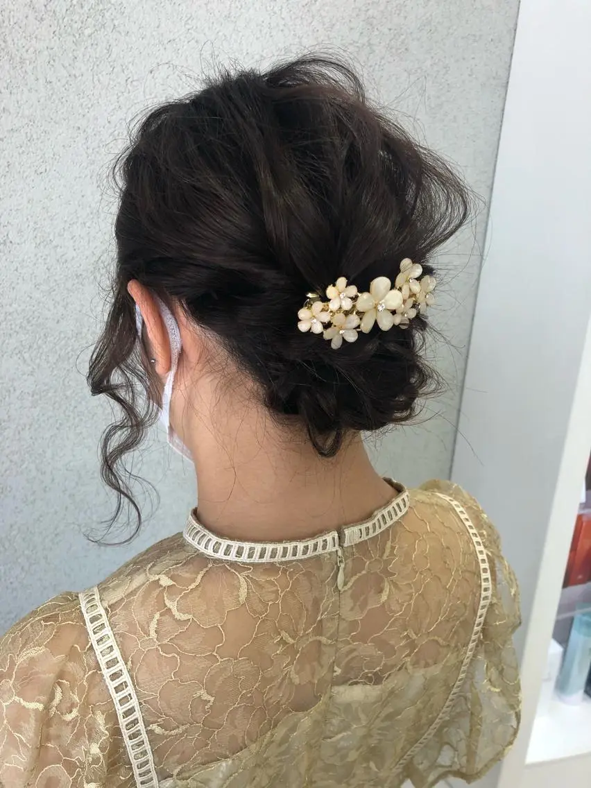 【お呼ばれヘアセット♥】の写真