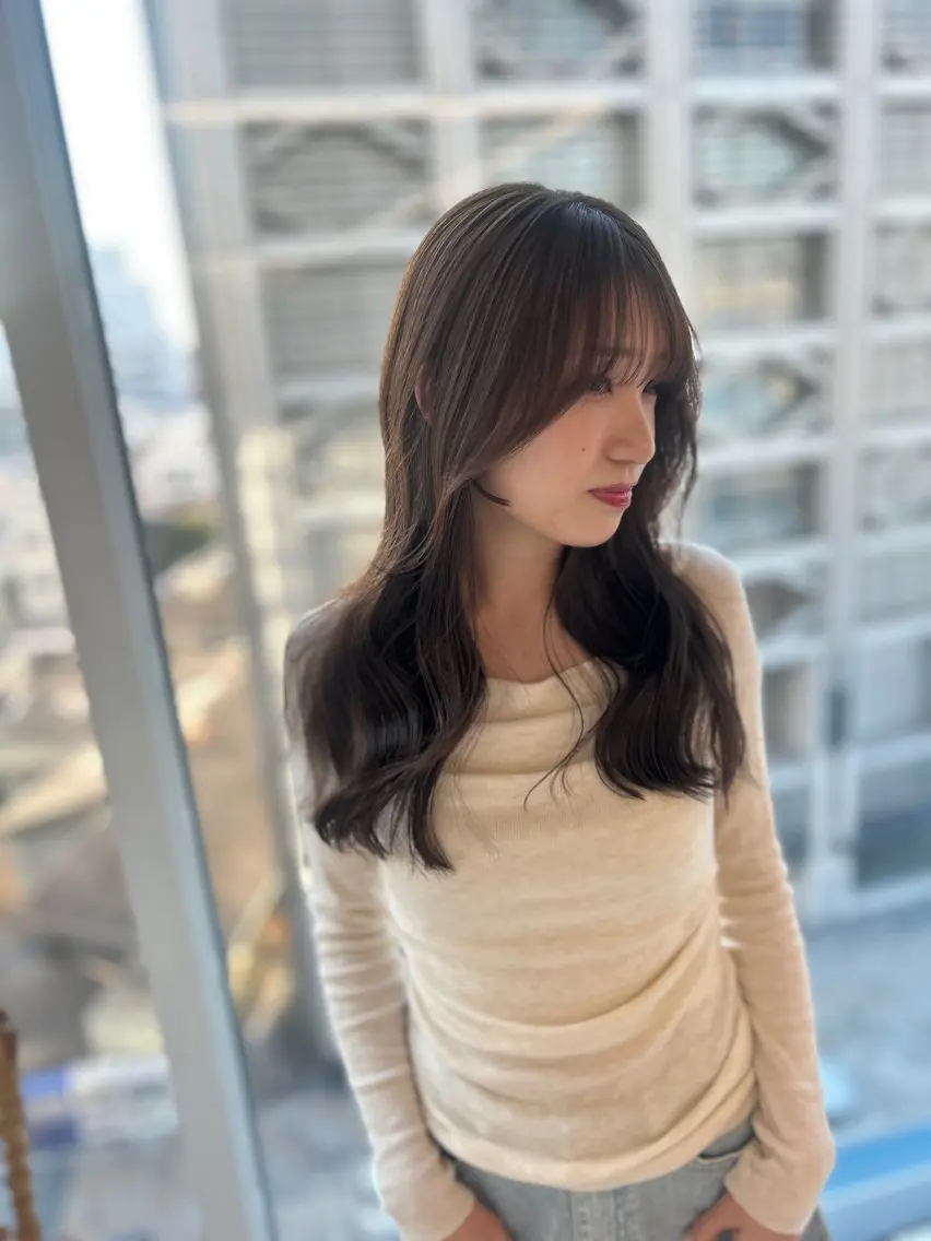 ロング カラー ヘアアレンジ カット ヘアカラー トリートメント 【代表】 たき〜のヘアスタイル