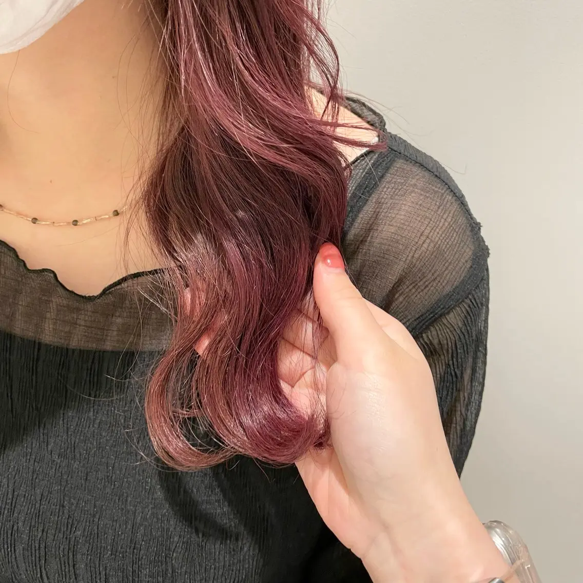 セミロング カット ヘアカラー 秋山 智香のヘアスタイル