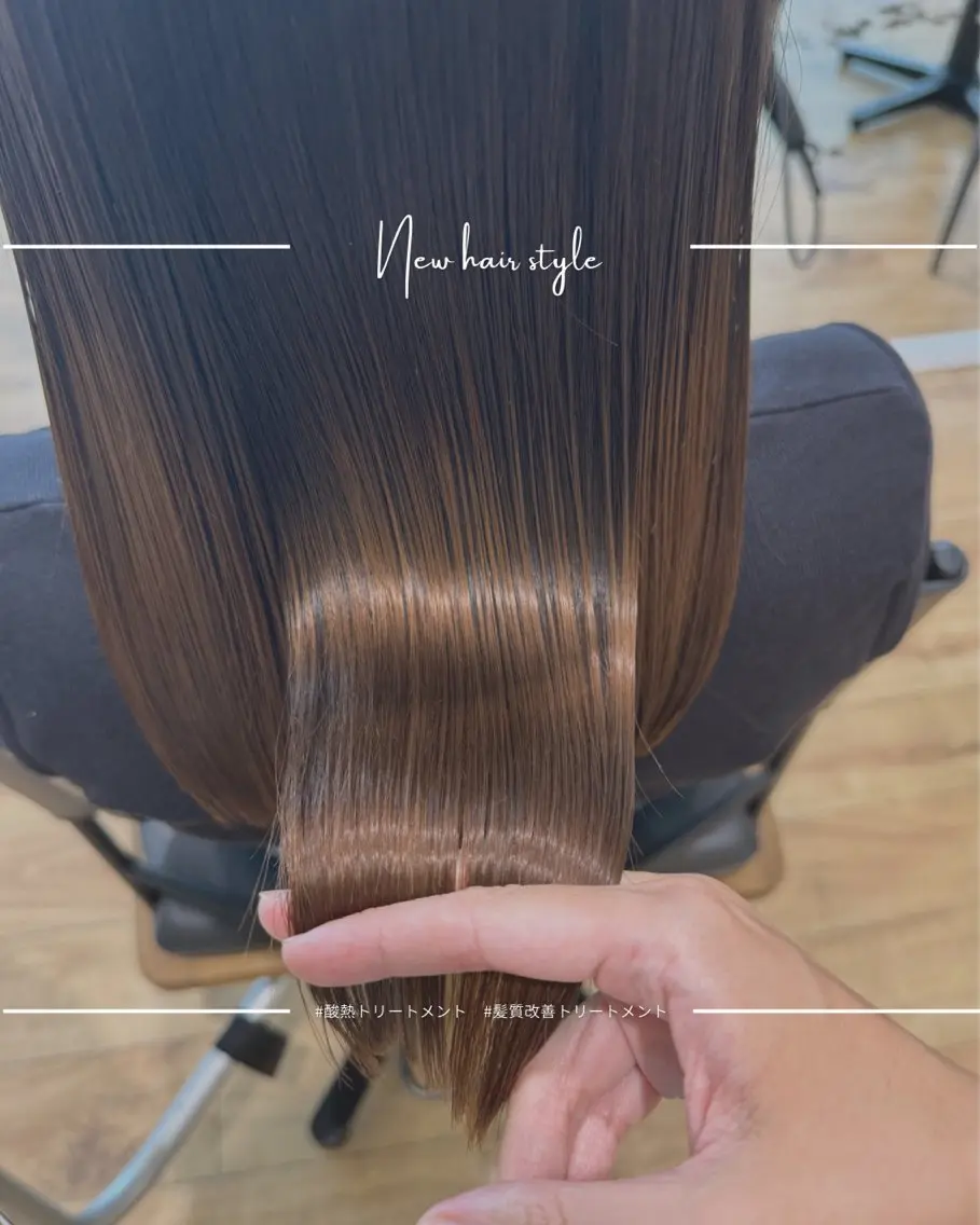 セミロング 平井 麗奈のヘアスタイル