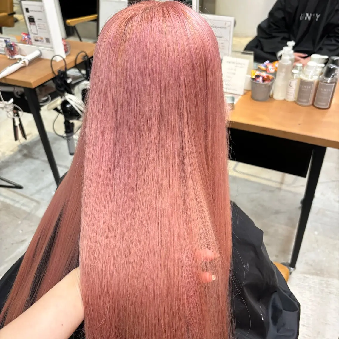 🍒ケアブリーチ込みダブルカラー🍒➕2step艶トリートメント¥9,800の写真
