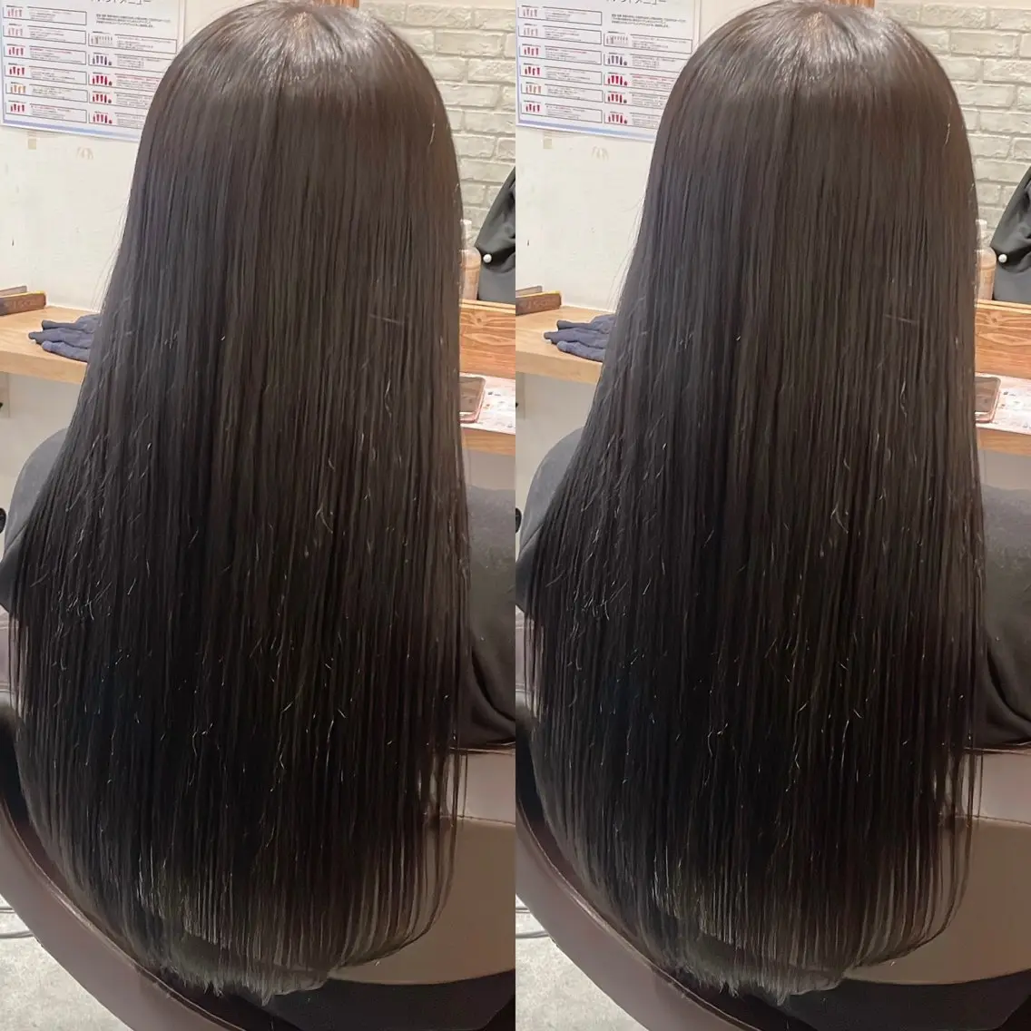 ロング カラー カット ヘアカラー Minami. 🩵 再現性特化ヘアのヘアスタイル