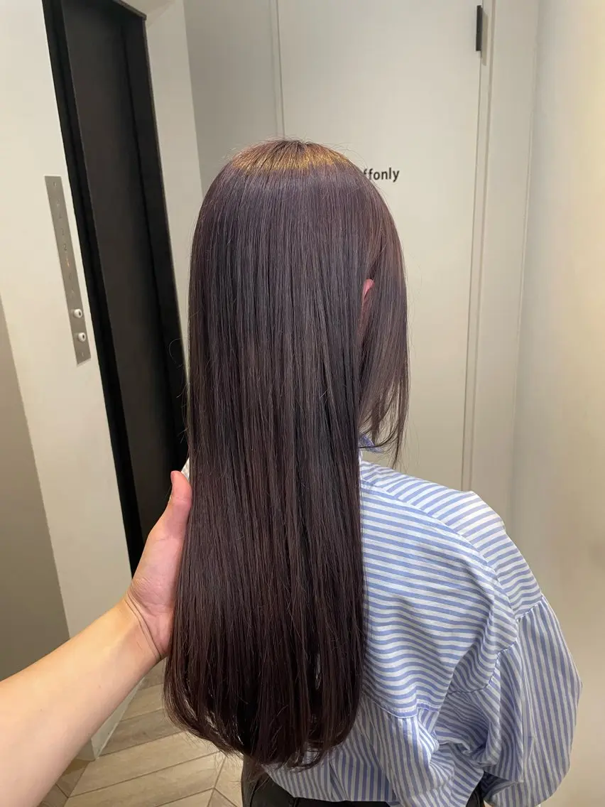 カラー ブリーチ ヘアカラー 太田 海萌のヘアスタイル