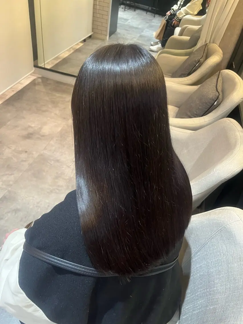 【おすすめセット✨】つやつや🌟TOKIO縮毛矯正+デザインカット💇♀️+TOKIO4STEPトリートメント🌟の写真