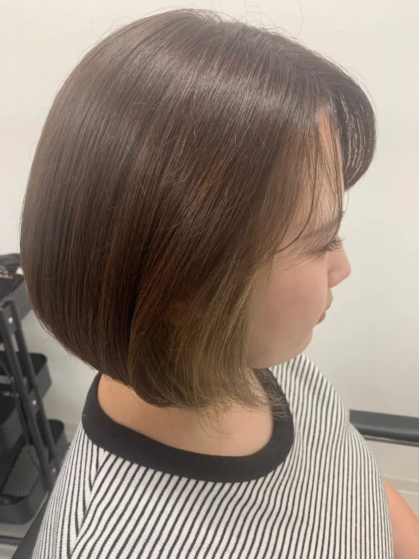 ショート ヘアカラー トリートメント LOARK HAIR 市川笑瑠のヘアスタイル