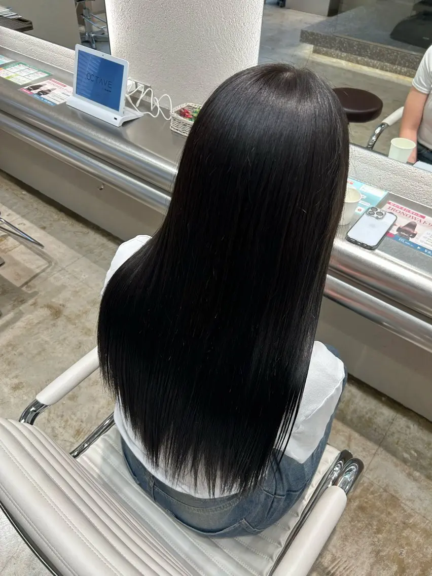 ロング カラー カット ヘアカラー 透明感/暖色カラー 💖【Misaki】のヘアスタイル
