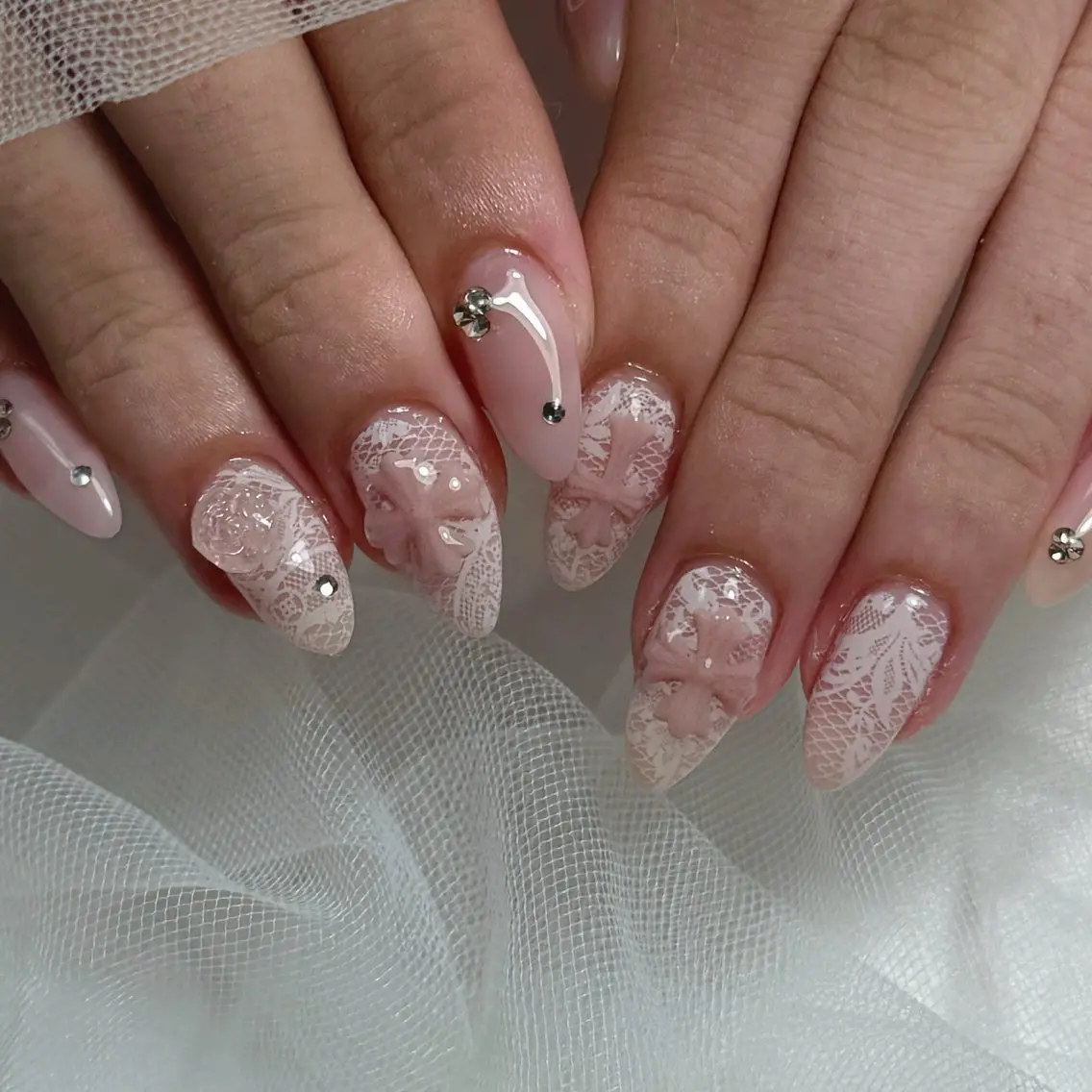 ネイル ピンク ハンドネイル Séju nailのネイルデザイン