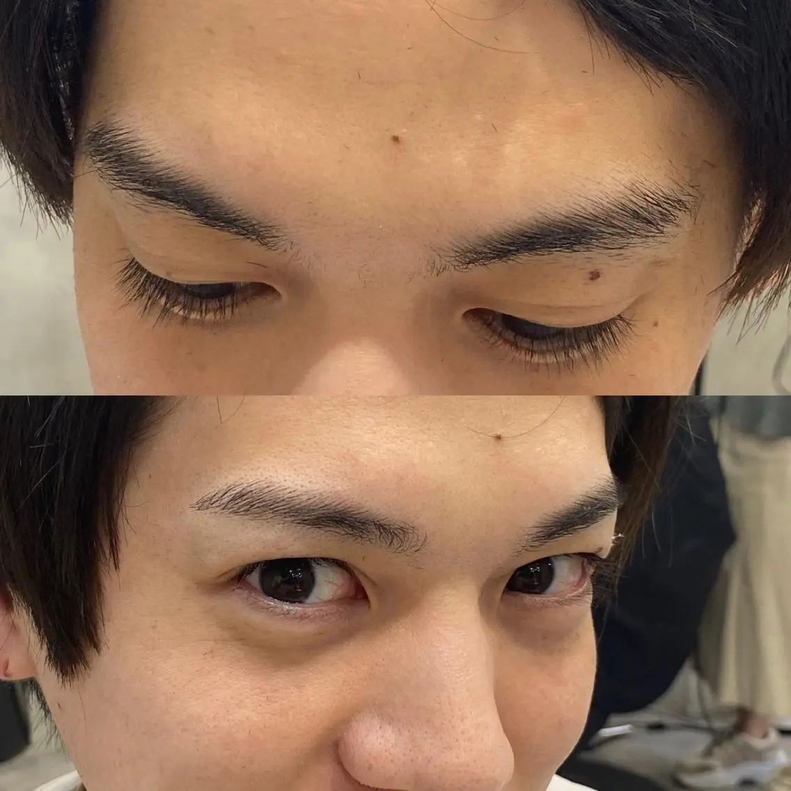 メンズ アイブロウ 眉カット カット ヘッドスパ ヘアセット 半個室メンズ カット🥕羽鳥淳妃のヘアスタイル