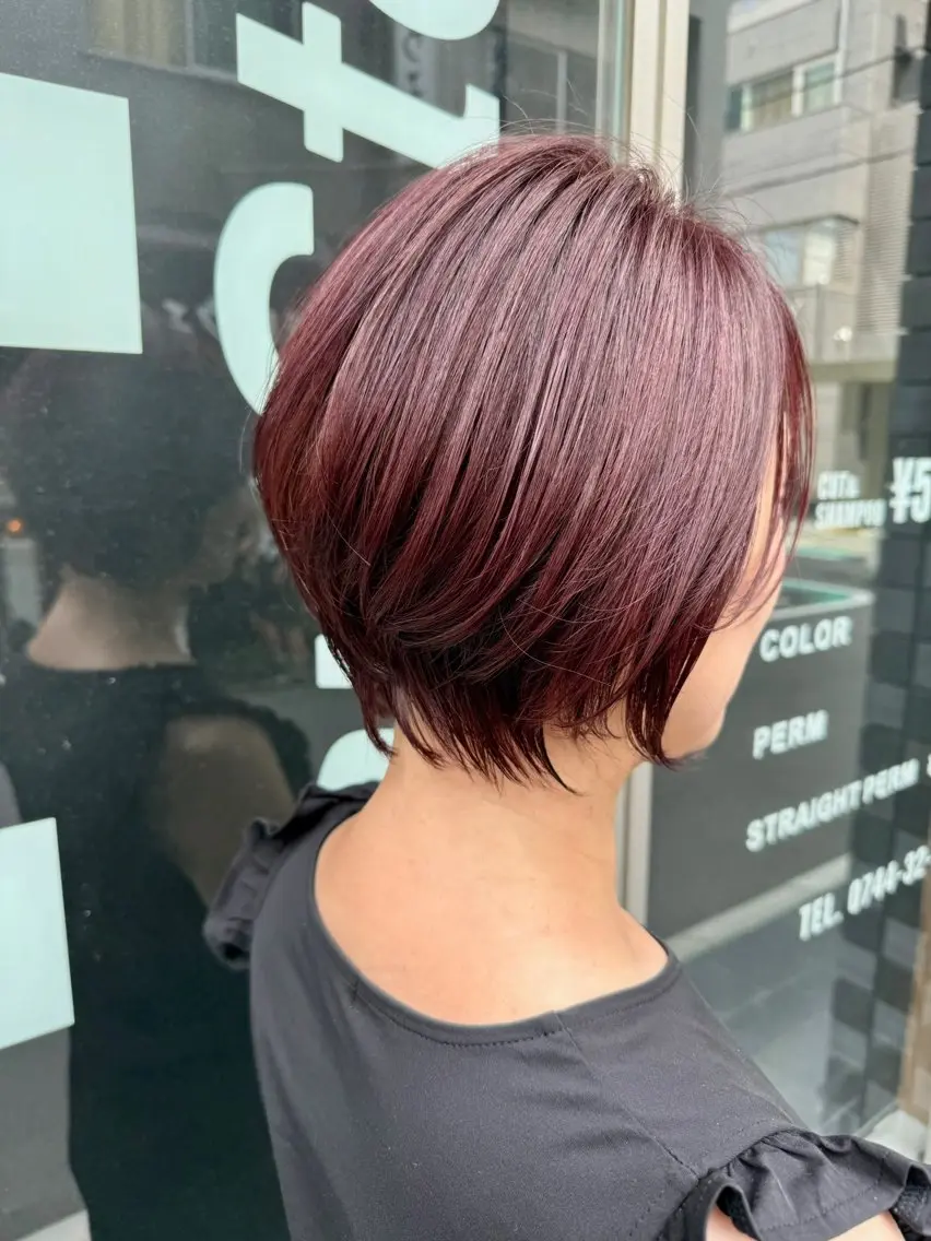 ショート Okazaki Tatsuyaのヘアスタイル