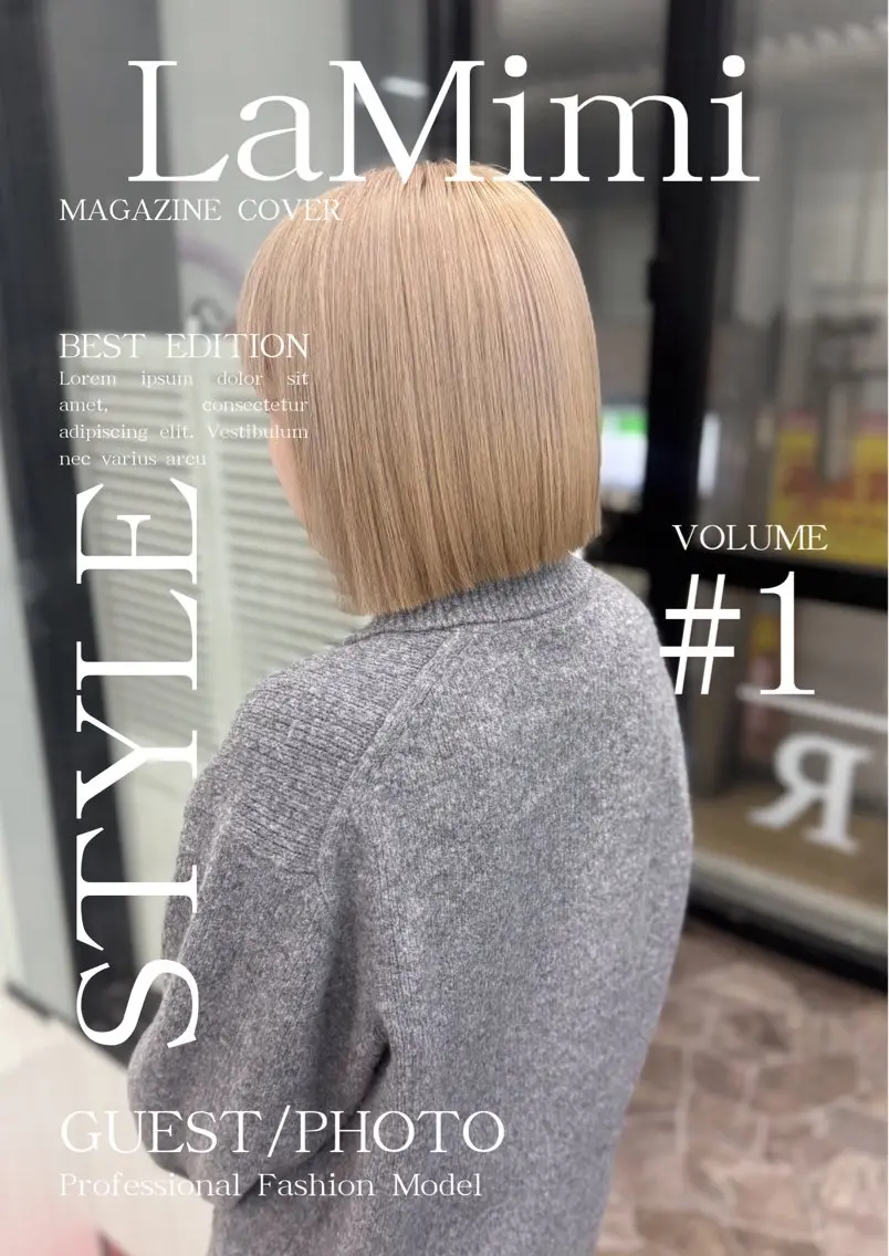 ショート LaMimi🖤 SAYAKAのヘアスタイル