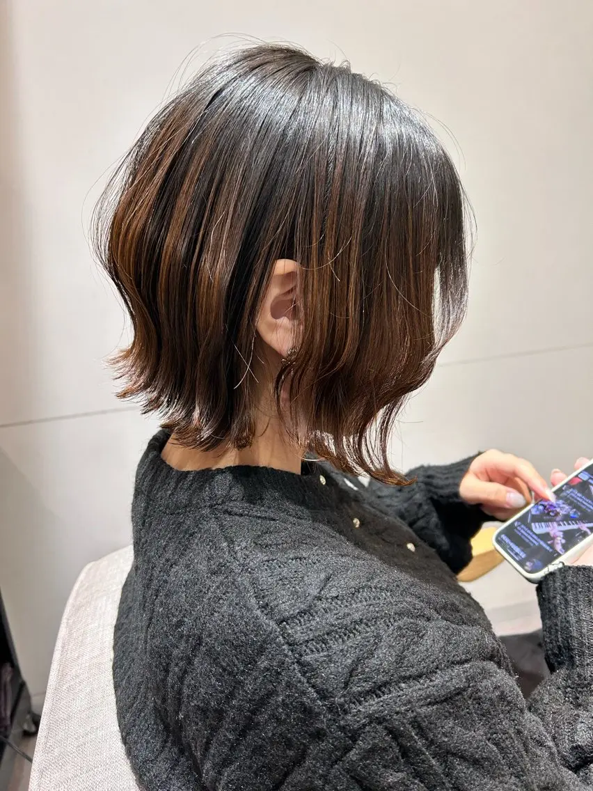 ショート 似合わせボブ🫧 丸みショート藤本のヘアスタイル