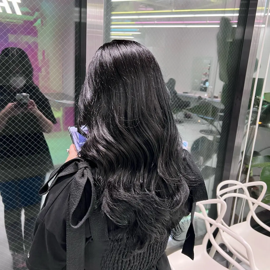 セミロング カット ヘアカラー トリートメント 🫧レイヤーカット ・ハッシュ🫧龍星のヘアスタイル