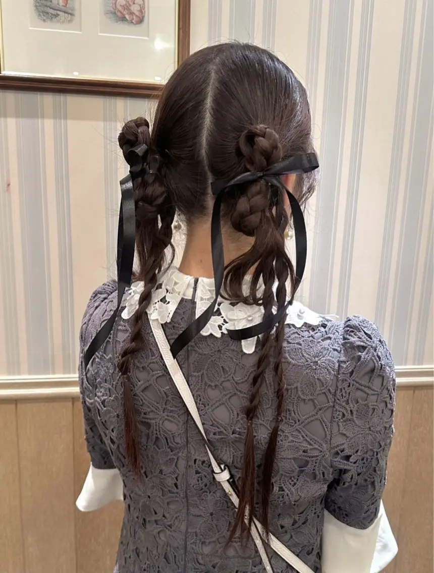 ヘアアレンジ ヘアセット 服部 真帆のヘアスタイル