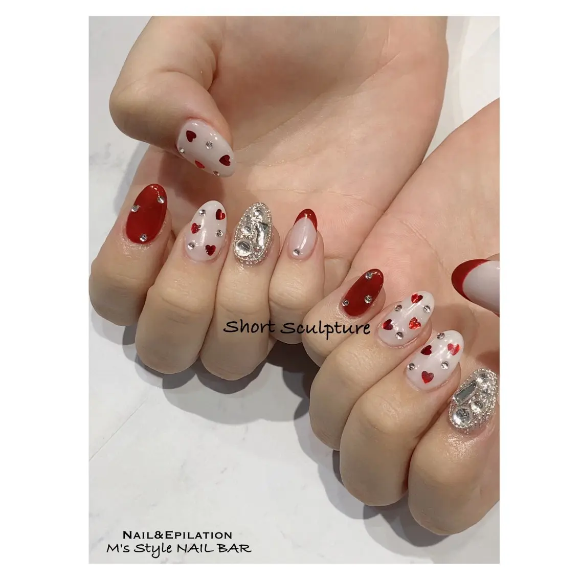 ネイル 成人式 フットネイル フレンチネイル ジェルネイル 韓国ネイル ハンドネイル M's Style NAIL BARのネイルデザイン