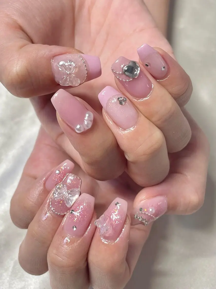 ネイル 長さ出し ハンドネイル RUMI nailのネイルデザイン