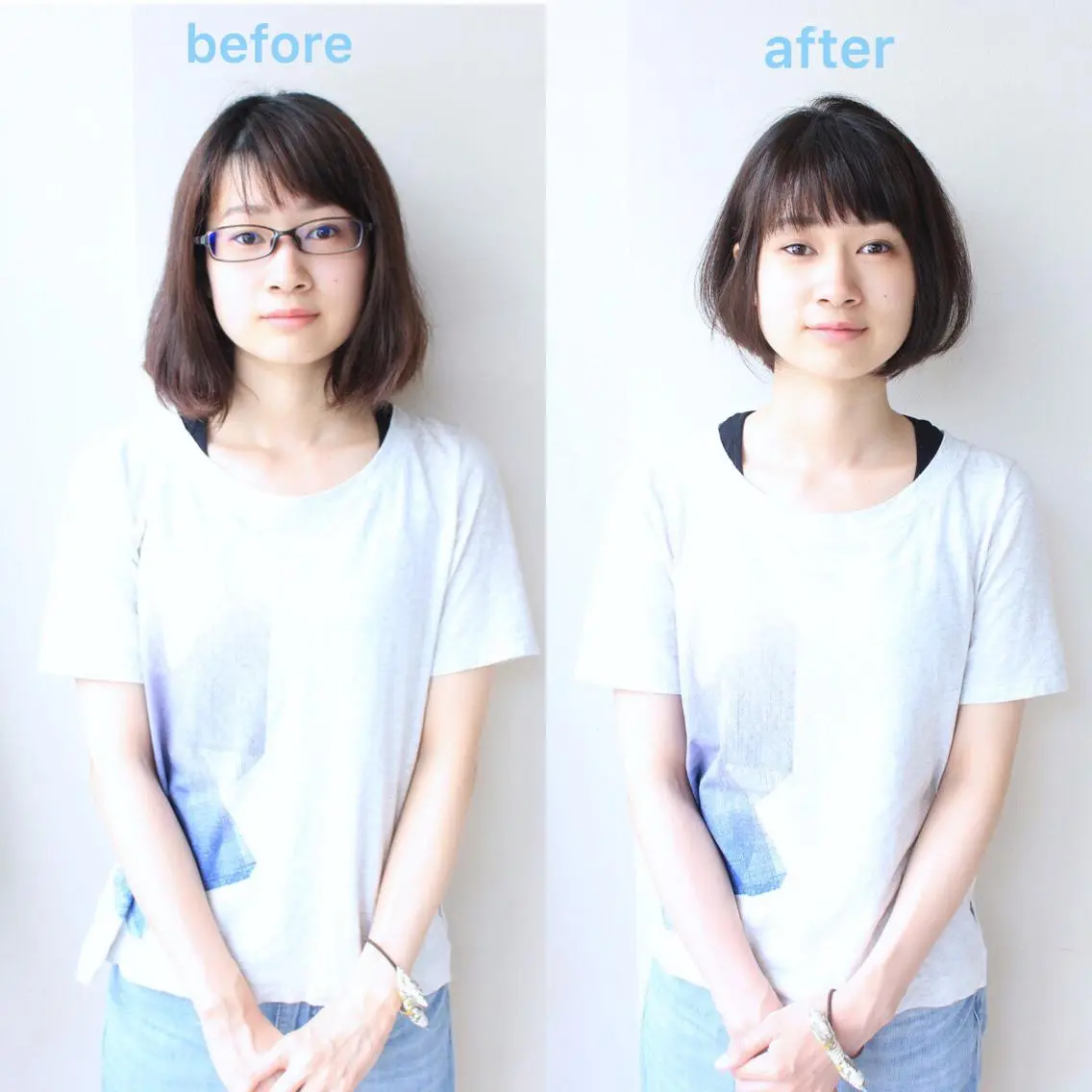 ミディアム 河野 薫のヘアスタイル