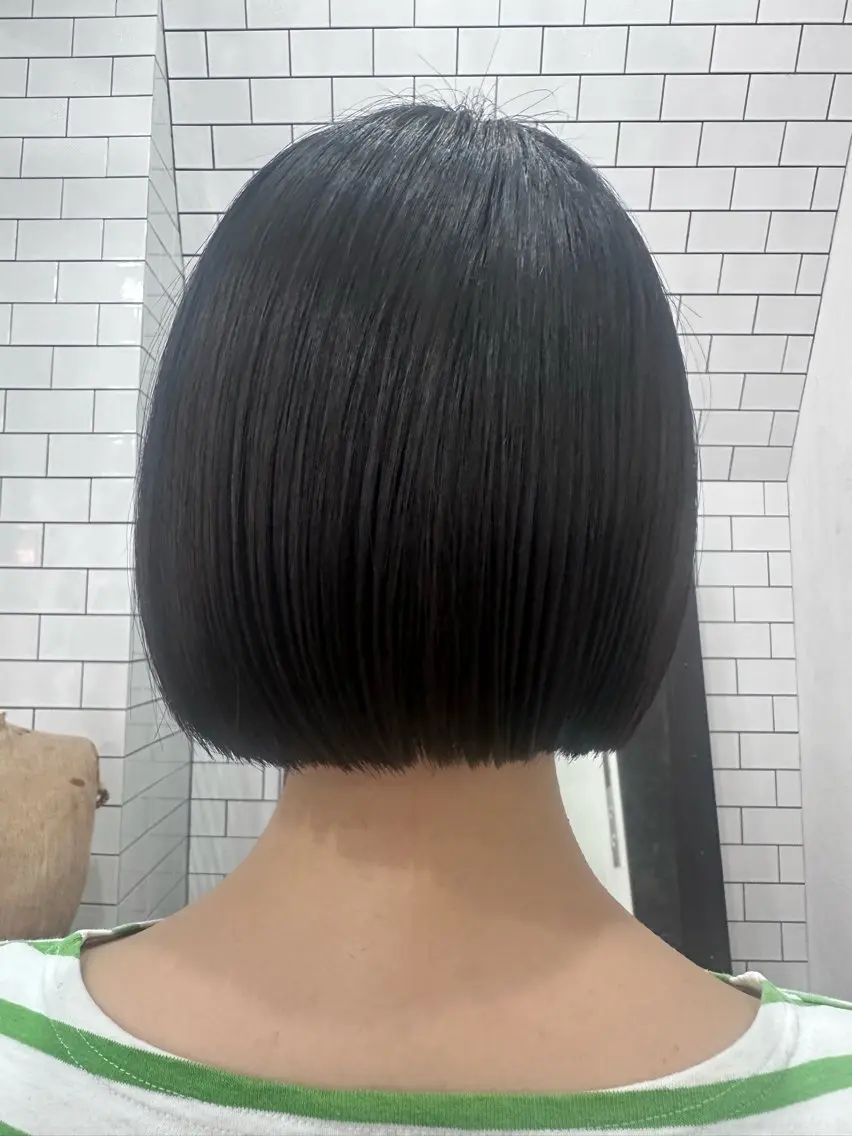 ショート カット 縮毛矯正 妙見 知洋のヘアスタイル