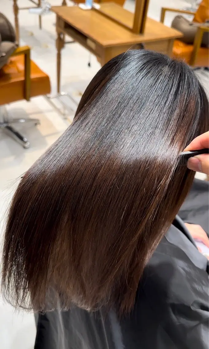 ロング 縮毛矯正 伊藤 神威のヘアスタイル