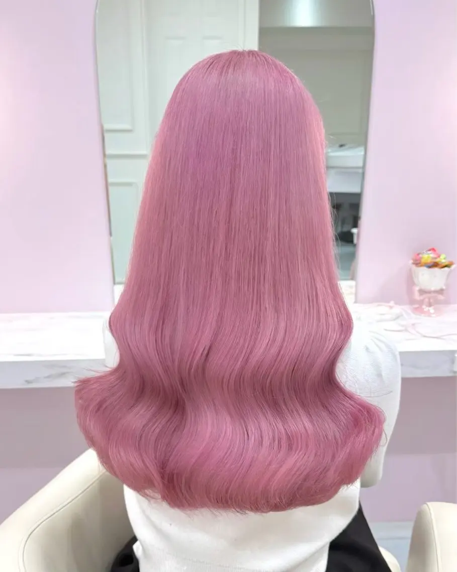 ロング カラー ブリーチ 透明感カラー ハイトーンカラー ヘアカラー ハイトーンカラー💞 くるみ🎀のヘアスタイル