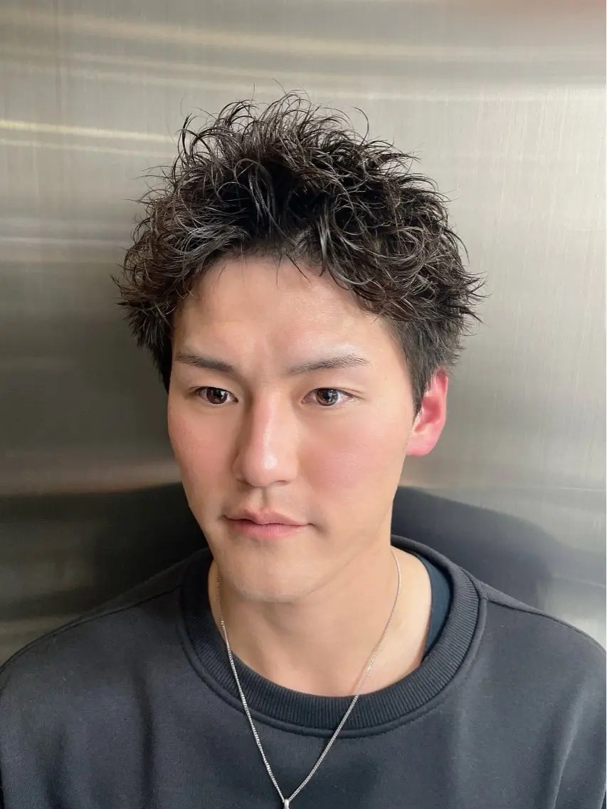 メンズ MIKA/カラー モデル募集中のヘアスタイル