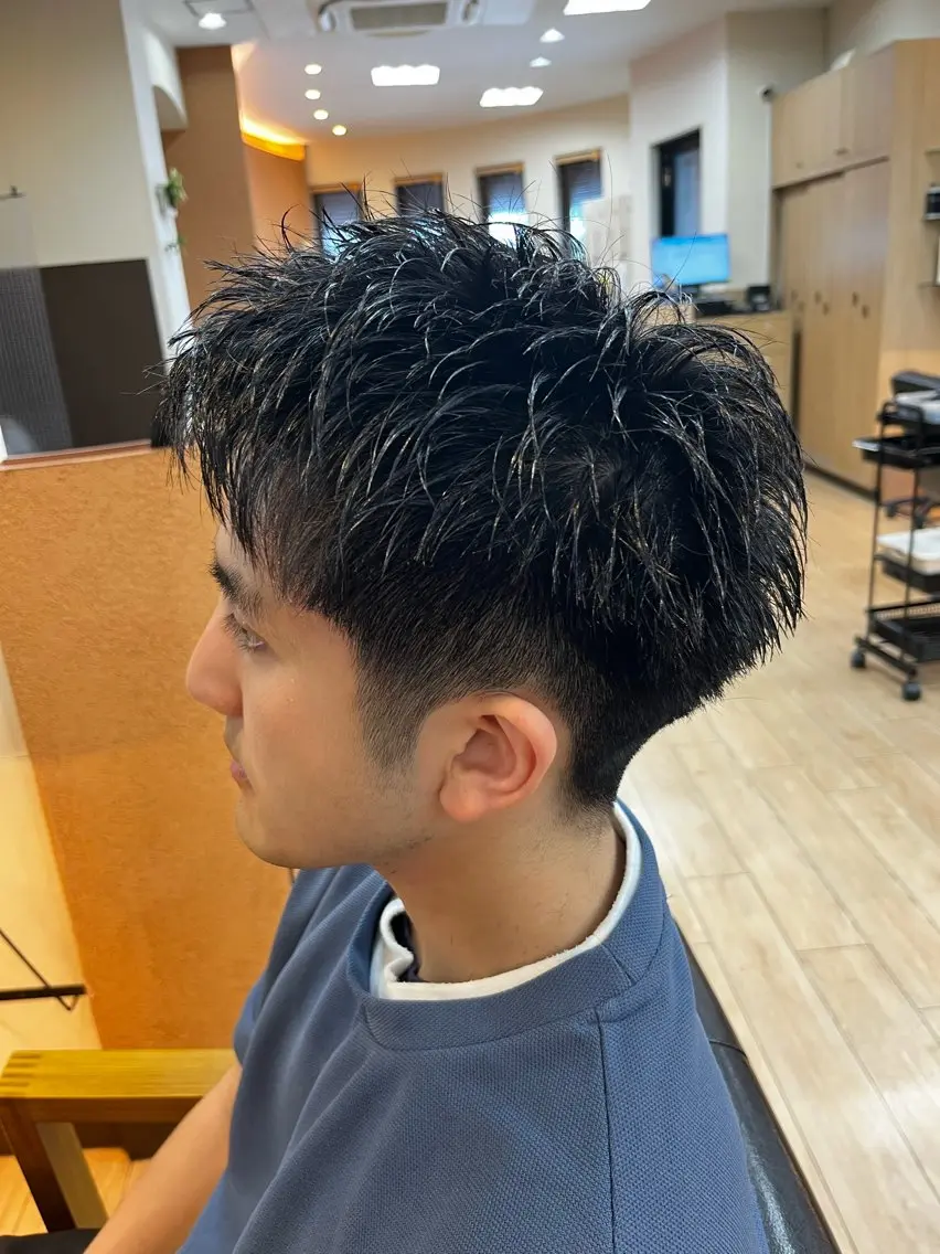 メンズ 本田 誠也のヘアスタイル