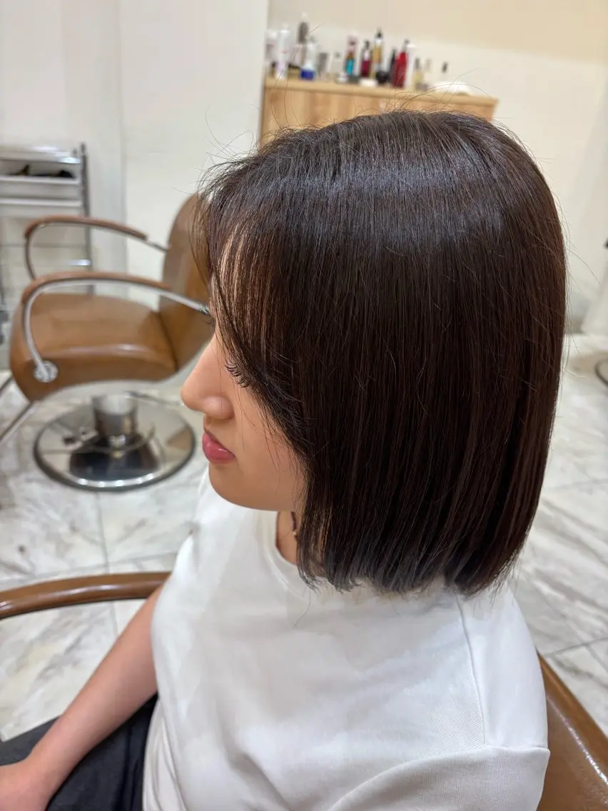 ミディアム ATHENA天神大名 渡邉李凰のヘアスタイル