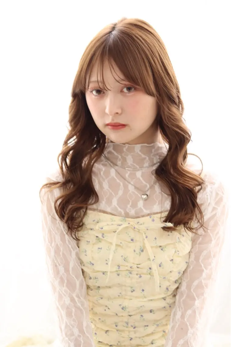 ロング 髙原菖💎 カラーモデル募集中のヘアスタイル