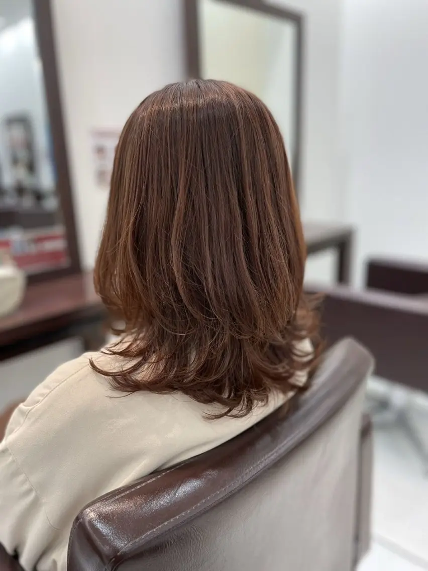 ミディアム 濱崎 夢叶✂️のヘアスタイル