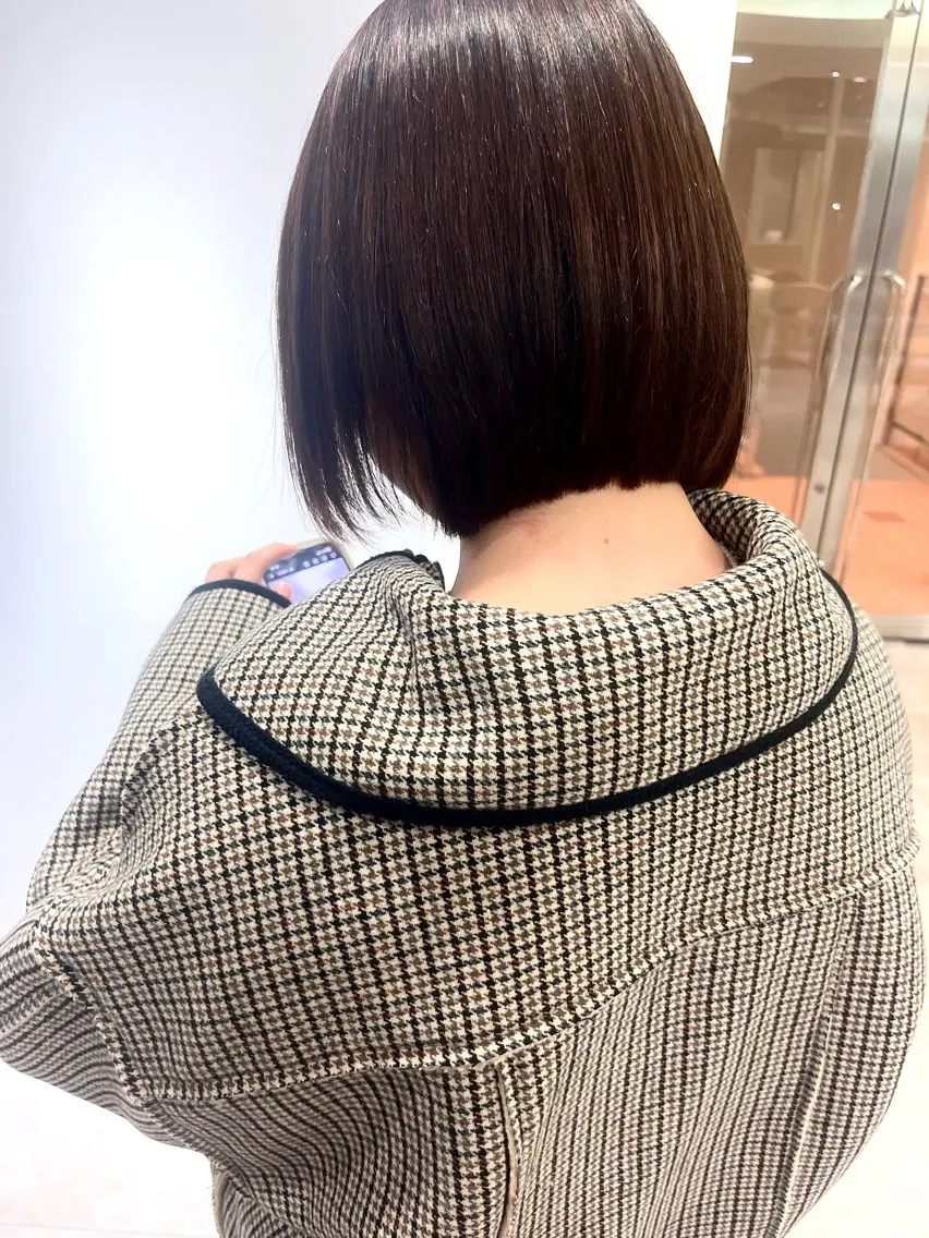 ショート ボブ cana 札幌レイヤースタイルのヘアスタイル