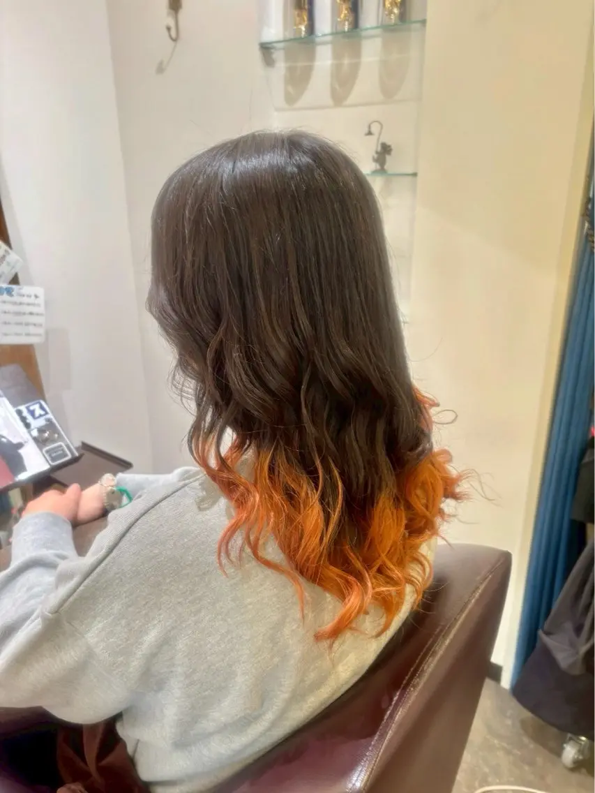 ロング カラー 奥村 みさのヘアスタイル