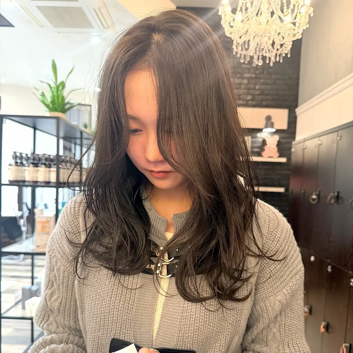 ロング カラー カット ヘアカラー トリートメント 🍒中川葵久美🍒 レイヤー/メンズのヘアスタイル