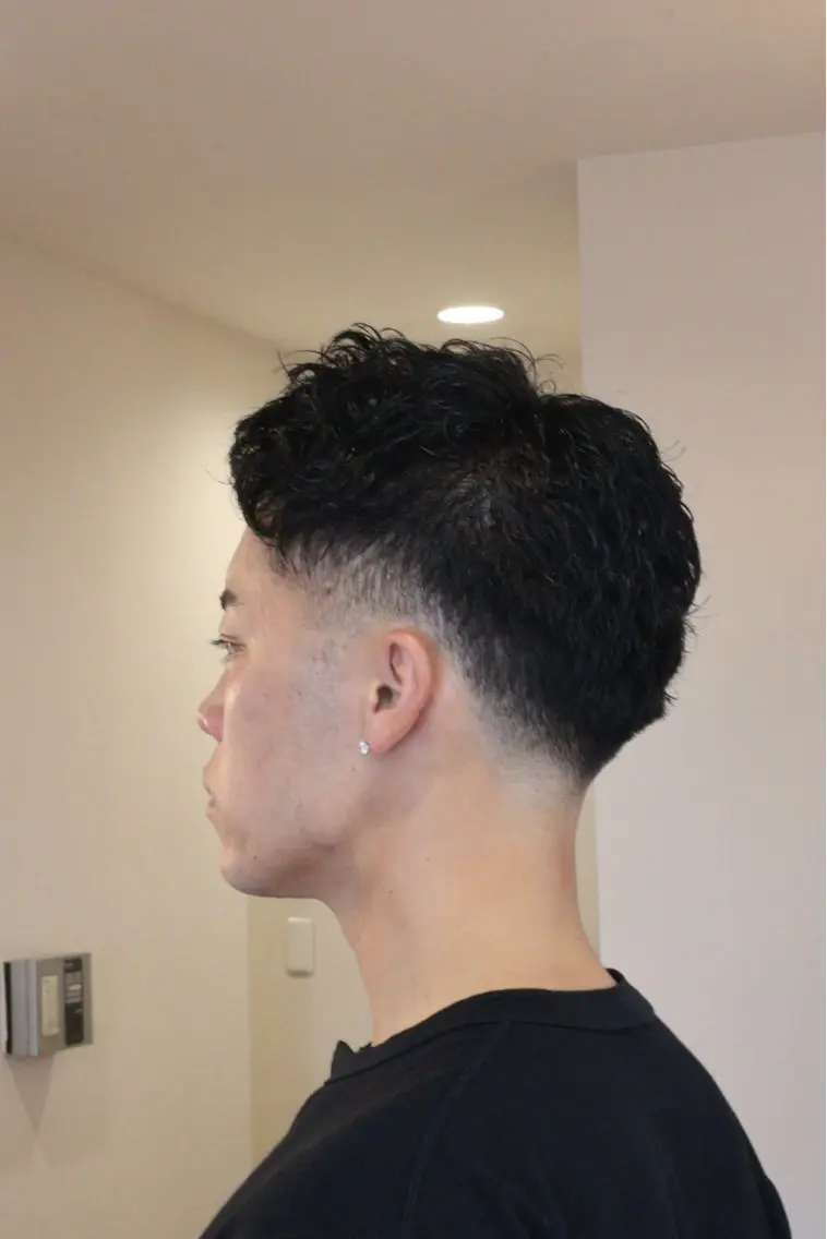 ショート パーマ カット パーマ 河辺 璃久のヘアスタイル