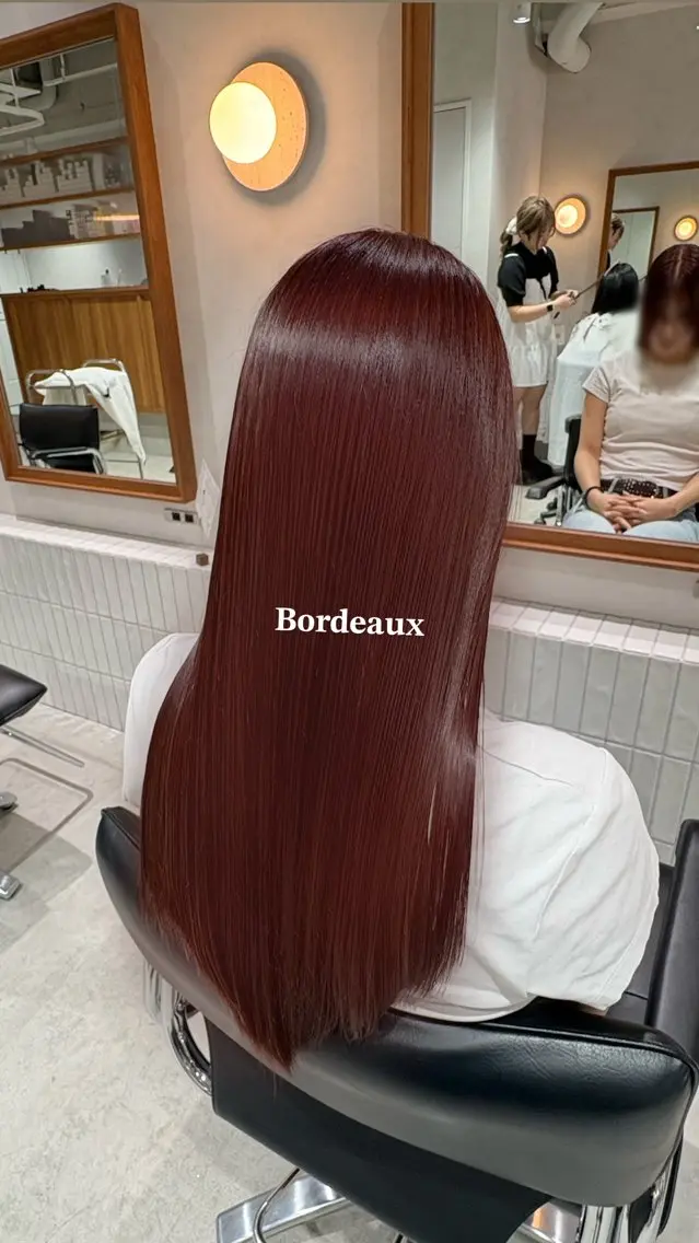 ロング ヘアカラー SANO YUIのヘアスタイル