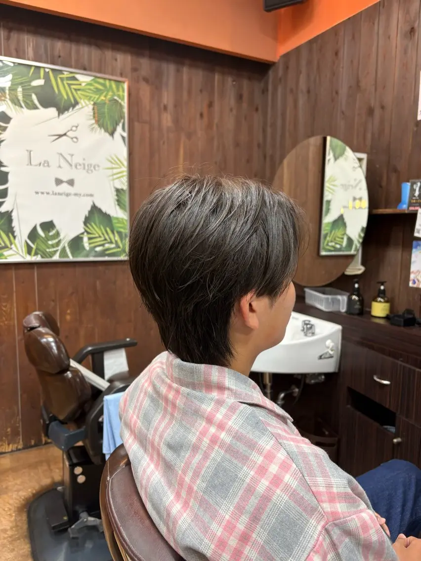 ミディアム メンズ 北 彩音のヘアスタイル