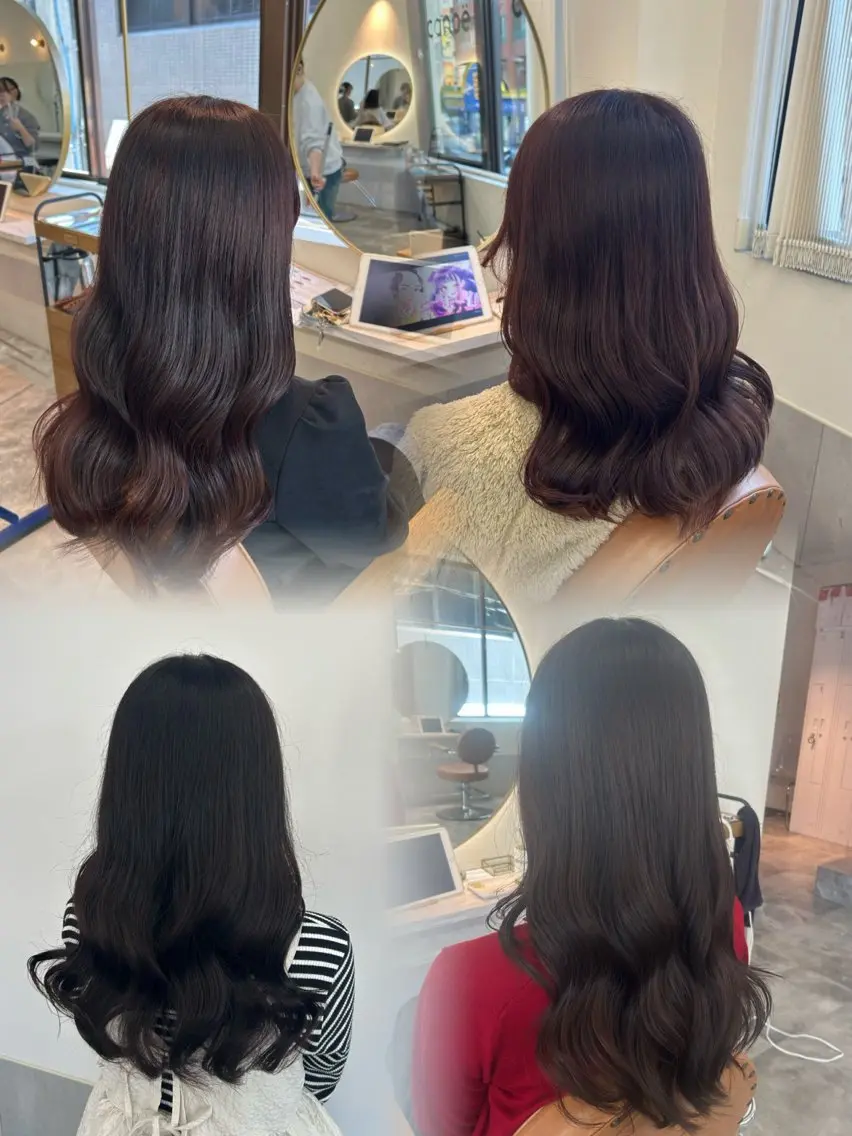セミロング 小河 心花のヘアスタイル