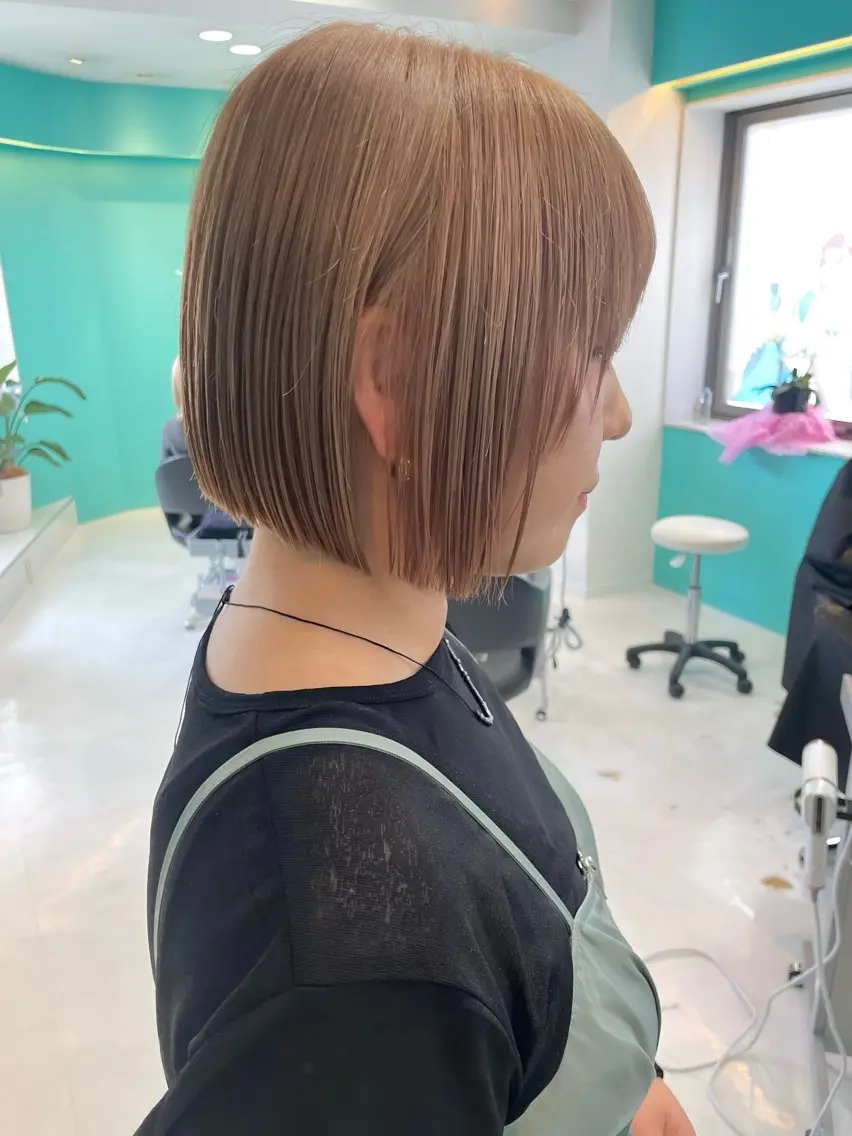 ショート カラー ブリーチ ダブルカラー ボブ カット ヘアカラー 🫧ショート/ボブ 池袋西口・泡渕✂️のヘアスタイル
