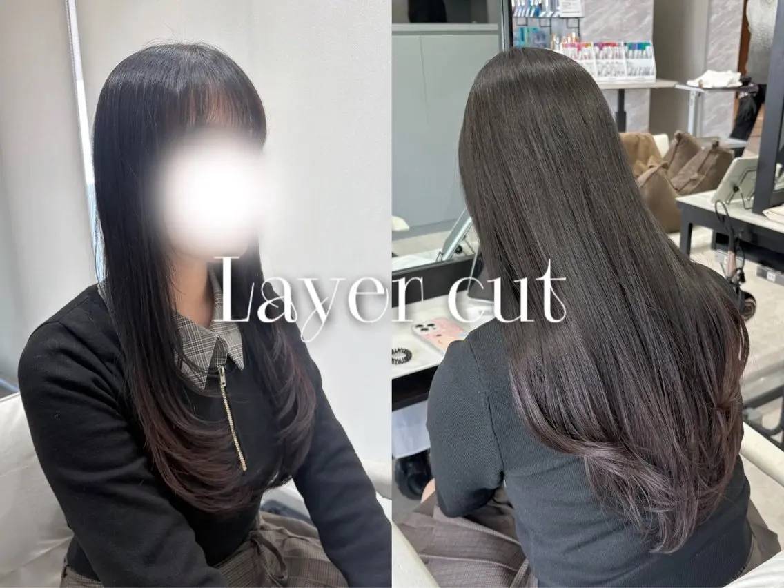 ロング カット レイヤーカット/ ヘアカラー/RENAのヘアスタイル