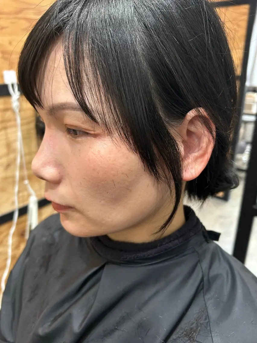 セミロング カラー 久木原 ゆりのヘアスタイル