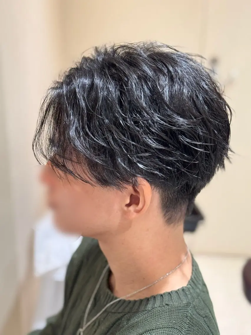 メンズ限定❗️メンズカット＋波巻きパーマorニュアンスパーマの写真