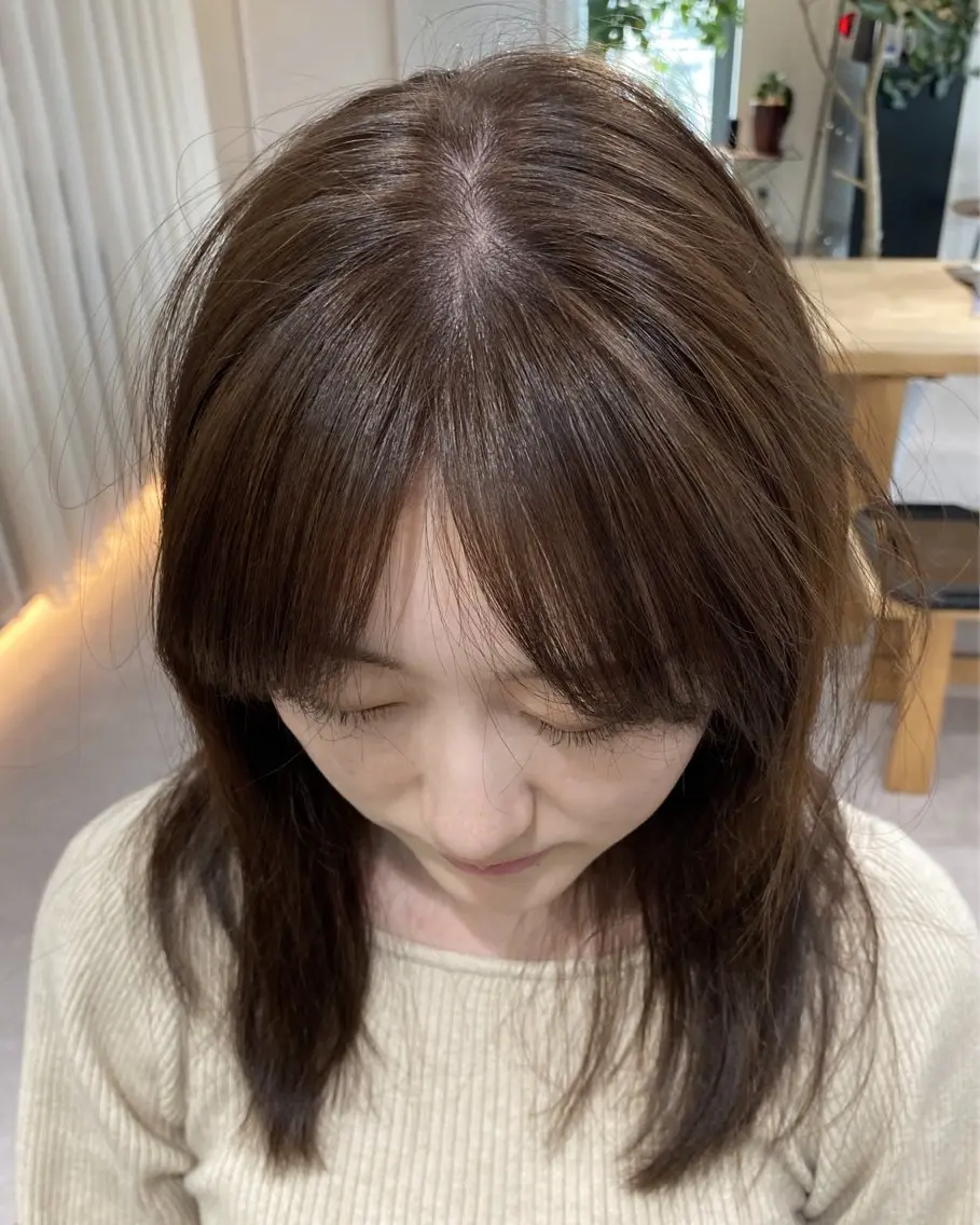 【ブリーチしたくないけど明るくしたい方向け✨】ブリーチなしダブルカラーの写真