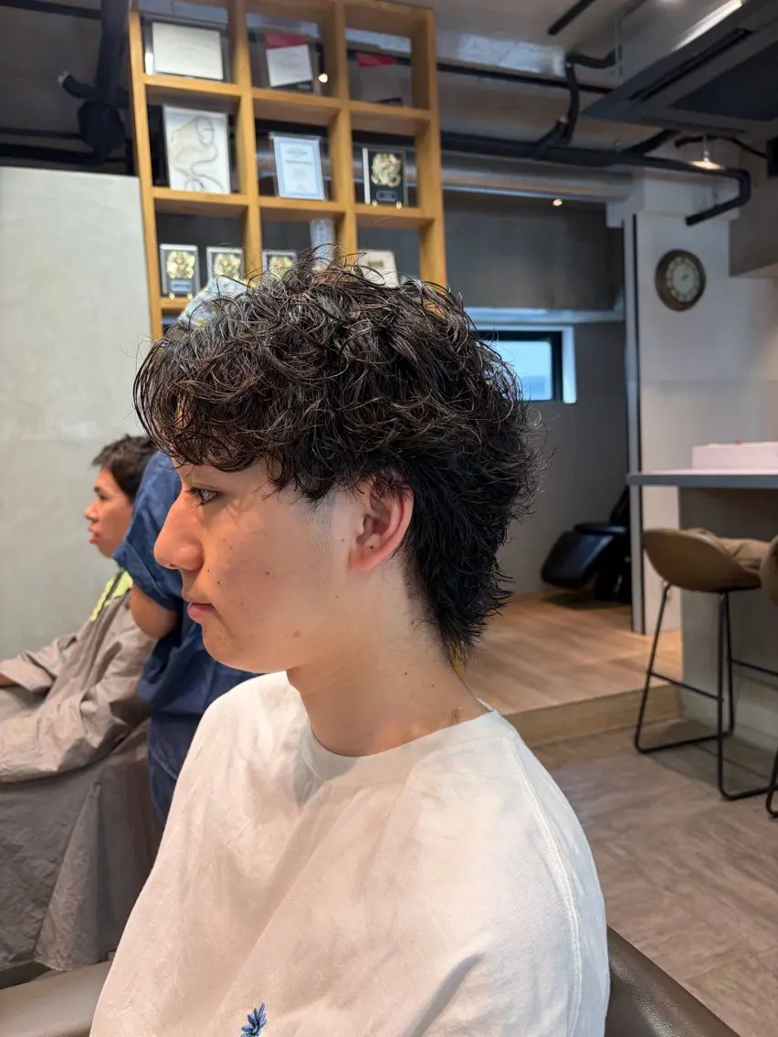 メンズ カット パーマ メンズカット パーマ飯野友喜のヘアスタイル